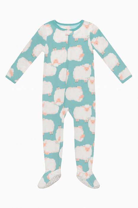 Macacão Fleece Menina Carters Verde Ovelha