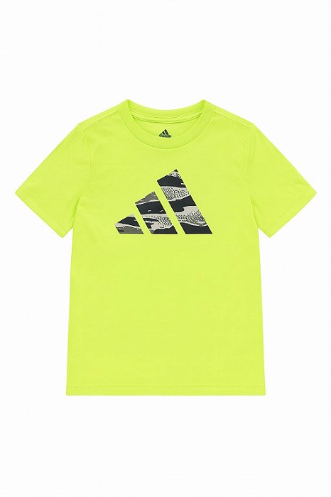 Camiseta Manga Curta Menino Adidas Verde Neon Importada