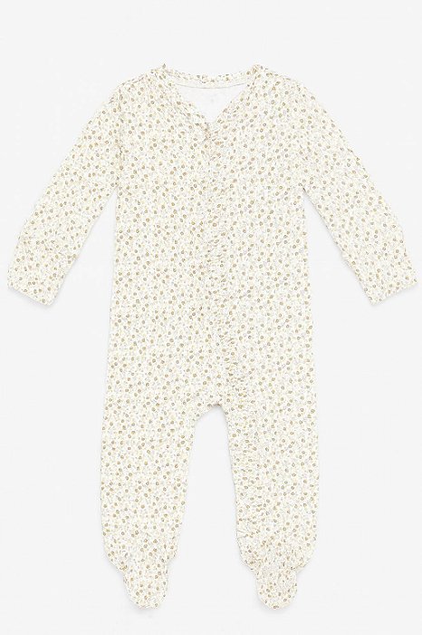 Macacão Menina Gap Canelado Flores - Importado