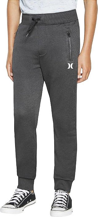 Calça Infantil Menino Hurley Cinza Bolso Zíper Super Confortável