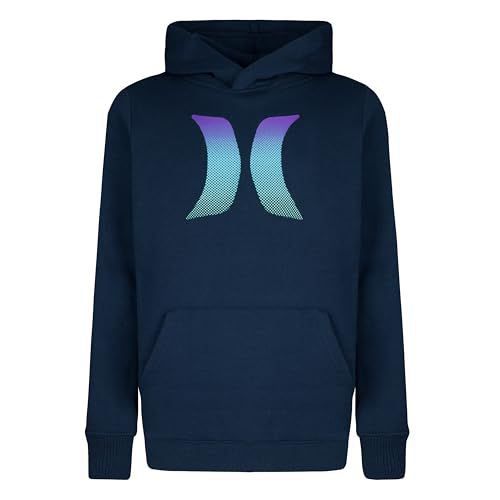 Blusa Moletom Menino Hurley Azul Marinho Com Gorro