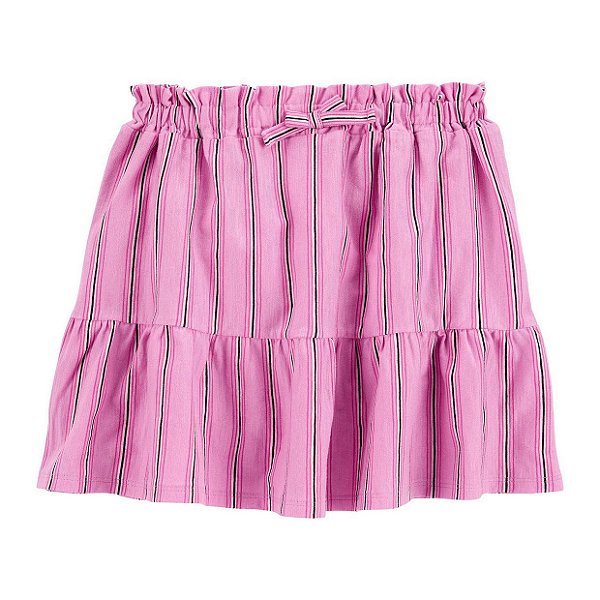 Saia Menina Carters Lilás Com Listras