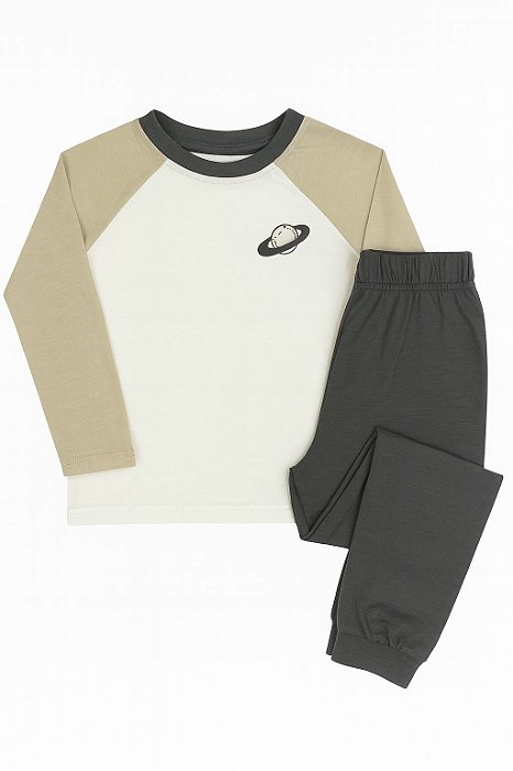 Pijama Infantil Menino 2 Pçs Camiseta e Calça Liam e James