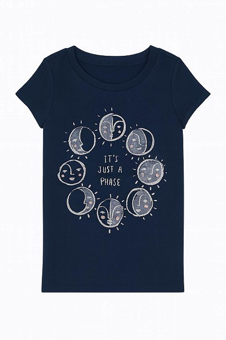 Camiseta Infantil Menina Oshkosh Manga Curta It's Just a Phase