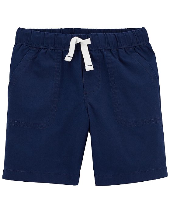 Bermuda Infantil Menino Carters Azul Marinho Cordão Branco