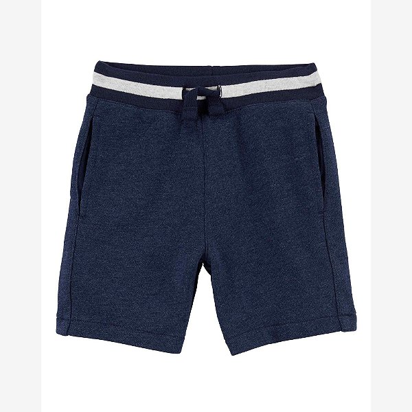 Bermuda Infantil Menino Carters Azul Marinho Detalhe no Cós