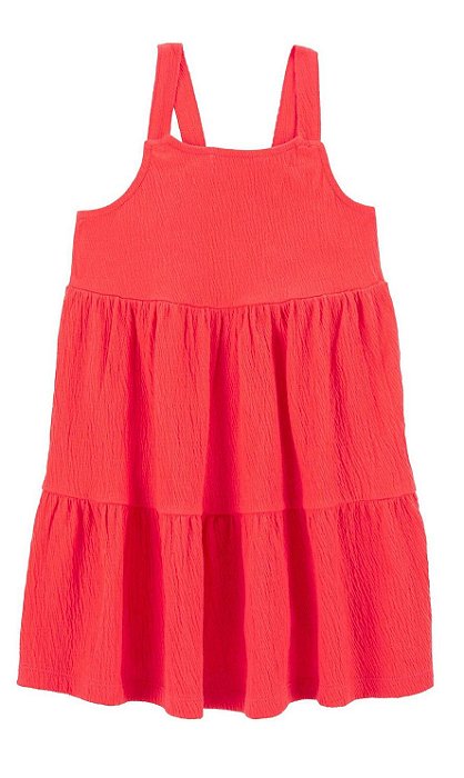 Vestido Infantil Menina Carters Vermelho Com Alça