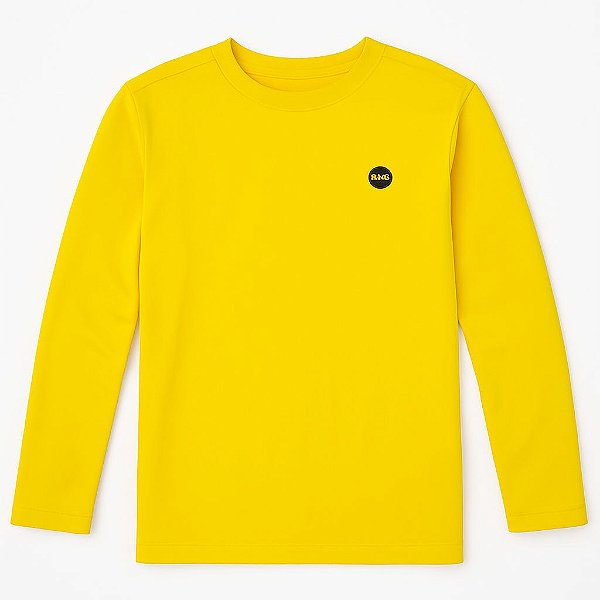 Camiseta Manga Longa Praia Maroot's - Proteção Solar - Amarelo