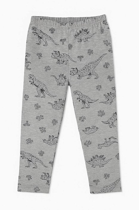 Calça de Pijama Menino Carters Cinza Dino