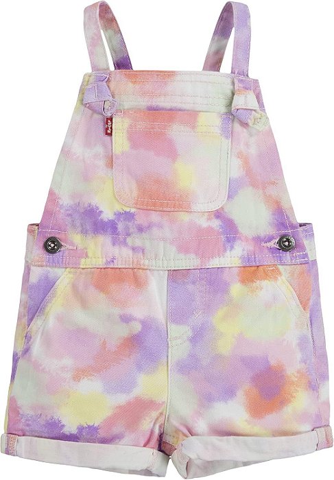 Jardineira Menina Levis Jeans Tie Dye