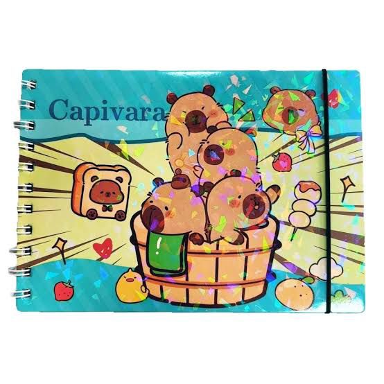 Livro para Colorir Capivara com Chaveiro