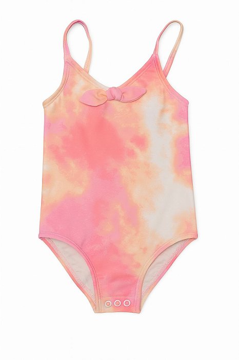 Maiô Infantil Menina Carters - Rosa Tie Dye - Proteção Solar