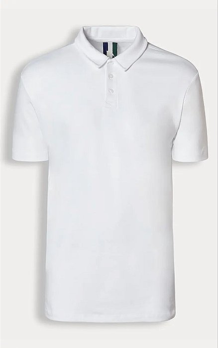 Camiseta Infantil Menino Reserva Gola Polo Branca