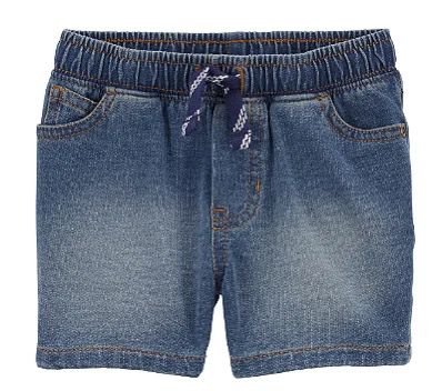 Bermuda Infantil Menino Carters Jeans Cordão Azul Listras