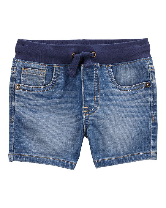 Bermuda Infantil Menino Oshkosh Jeans Cós Azul Marinho