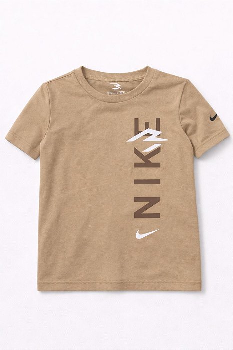 Camiseta Infantil Menino Nike Manga Curta Caramelo