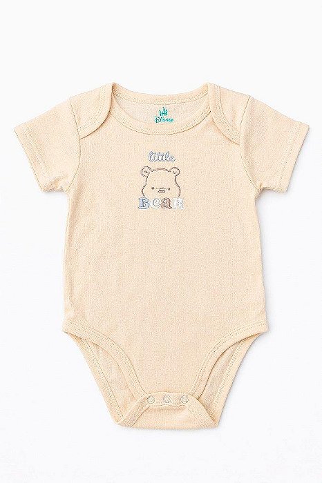 BODY INFANTIL DISNEY BABY AMARELO LITTLE BEAR