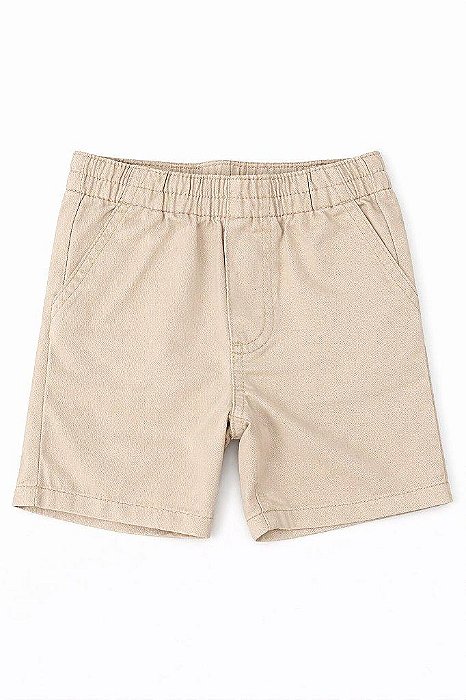 BERMUDA INFANTIL MENINO NÁUTICA BEGE JEANS