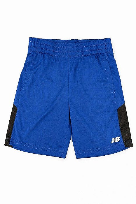 BERMUDA INFANTIL MENINO NEW BALANCE AZUL DRY FIT