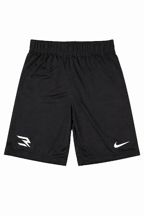 BERMUDA INFANTIL MENINO NIKE BRAND PRETA DRY FIT