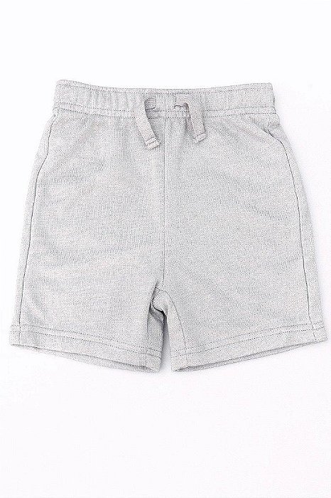BERMUDA INFANTIL MENINO PEKKLE CINZA ALGODÃO