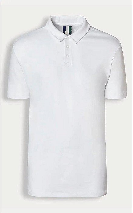 CAMISETA INFANTIL MENINO RESERVA GOLA POLO BRANCA