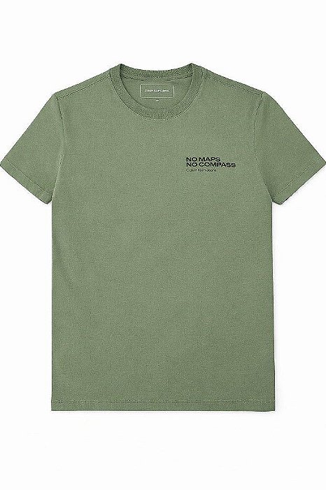CAMISETA INFANTIL MENINO CALVIN KLEIN VERDE ESCURO NO MAPS