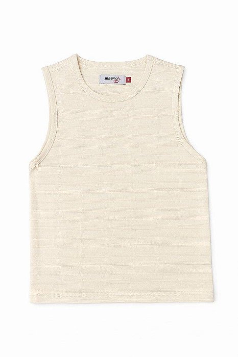 CAMISETA INFANTIL MENINO RESERVA REGATA BEGE