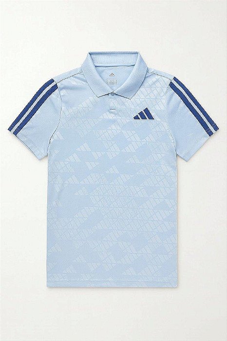 CAMISETA POLO AZUL DRY FIT ADIDAS ESPORTE