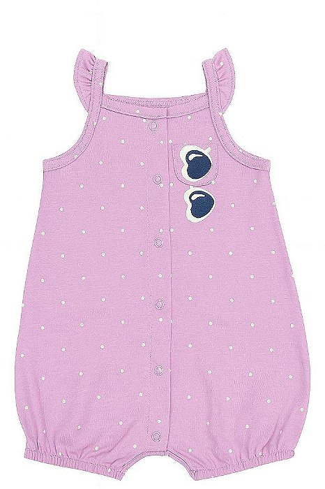 ROMPER INFANTIL MENINA CARTERS ROSA ÓCULOS