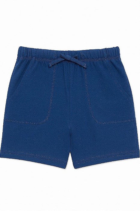 BERMUDA INFANTIL MENINO CARTERS AZUL MARINHO ALGODÃO