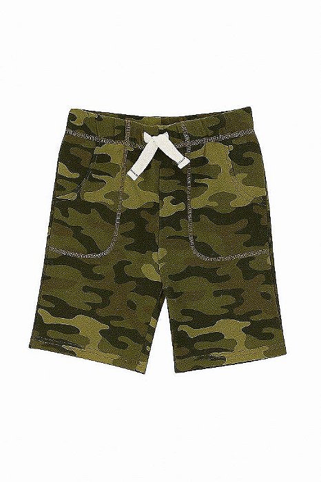 BERMUDA INFANTIL MENINO CARTERS VERDE CAMUFLADA