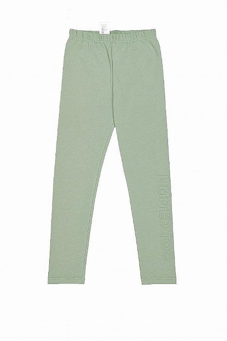 CALÇA LEGGING LIMITED TOO MENINA - VERDE CLARO