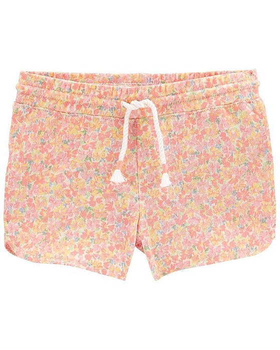 SHORTS MENINA CARTERS FLORAL AMARELO