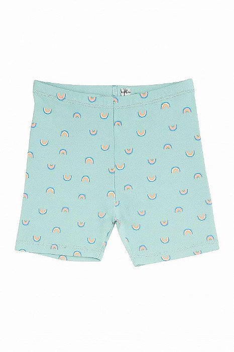 SHORTS INFANTIL MENINA WONDER NATION VERDE ARCO-ÍRIS