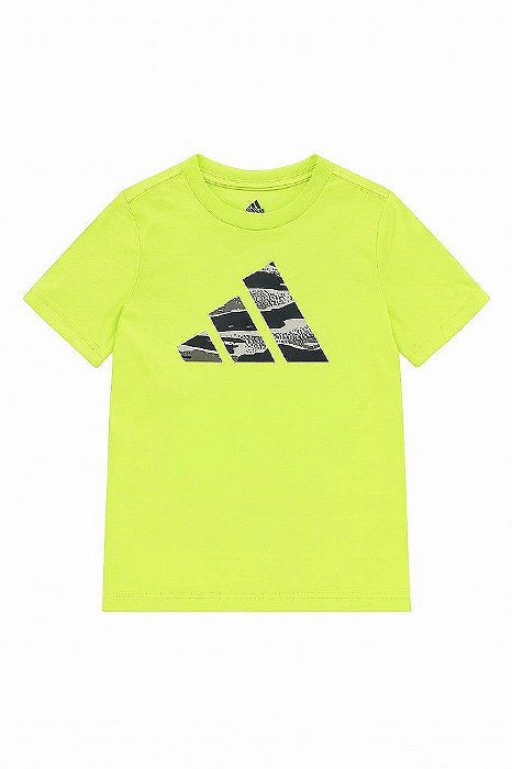 CAMISETA MANGA CURTA MENINO ADIDAS VERDE NEON IMPORTADA