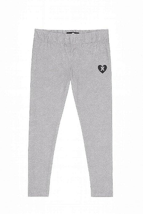 CALÇA LEGGING CINZA MENINA HURLEY IMPORTADA SUPER CONFORTÁVEL