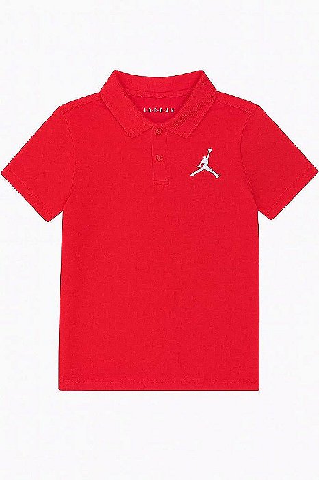 CAMISETA POLO VERMELHA AIR JORDAN MENINO IMPORTADA