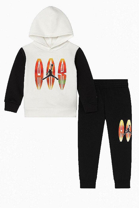 CONJUNTO MENINO AIR JORDAN 2 PEÇAS BLUSA E CALÇA PRETA