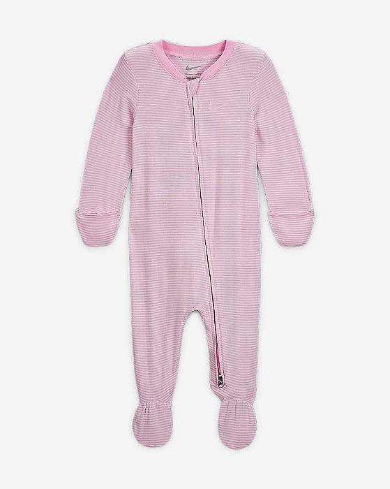 MACACÃO INFANTIL MENINA NIKE ROSA LISTRADO SUPER MACIO IMPORTADO