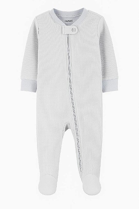 MACACÃO CARTER?S ALGODÃO LISTRAS AZUL BEBÊ ORIGINAL