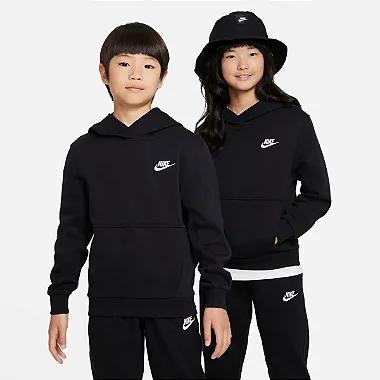 MOLETOM INFANTIL NIKE PRETO COM CAPUZ ? LOGO BORDADO BRANCO