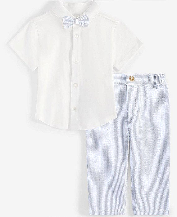 CONJUNTO INFANTIL FIRST IMPRESSIONS 2 PEÇAS COM GRAVATA