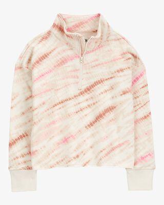 BLUSA MOLETOM INFANTIL MENINA CARTER?S OSHKOSH MARROM E ROSA