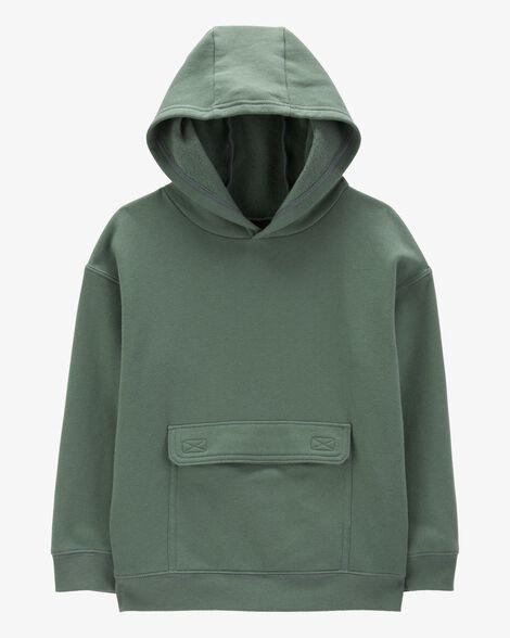 BLUSA MOLETOM CARTER?S VERDE COM BOLSO FRONTAL ? MENINO