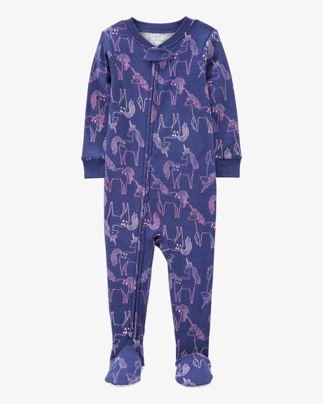 MACACÃO INFANTIL MENINA CARTER?S ALGODÃO ROXO UNICÓRNIO