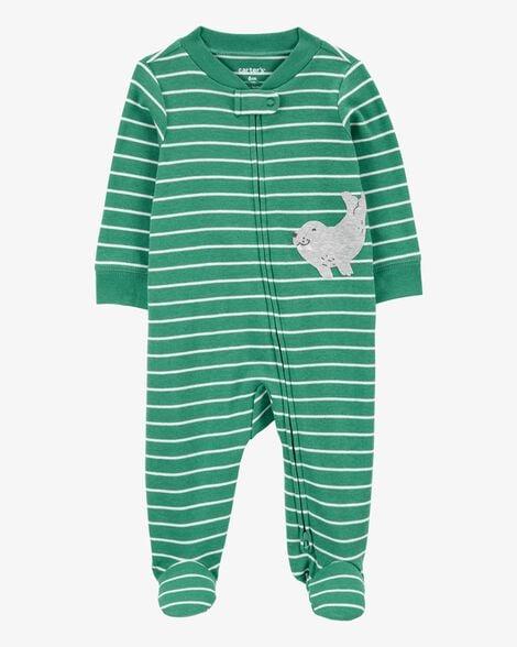 MACACÃO CARTER?S ALGODÃO VERDE MORSA ? BEBÊ ESTILOSO E FOFO