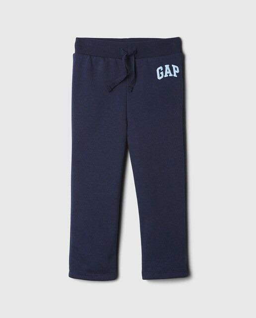 CALÇA MOLETOM INFANTIL GAP AZUL MARINHO FORRADA FLEECE
