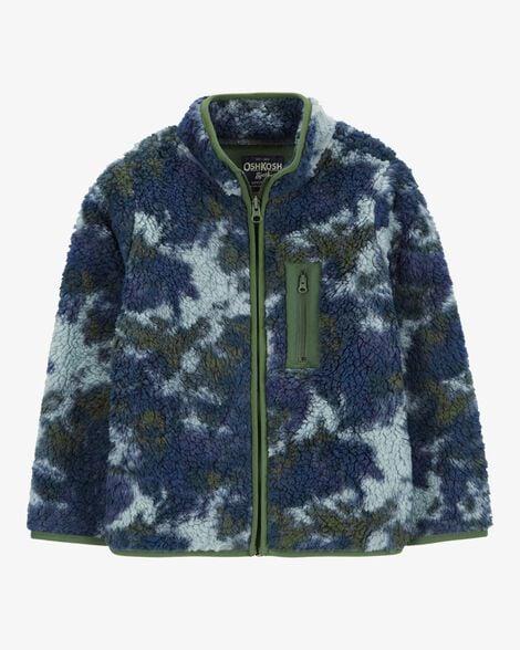 JAQUETA CARTER?S SHERPA AZUL VERDE CAMUFLADA INFANTIL MENINO