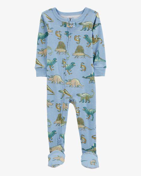 MACACÃO CARTER?S AZUL DINOSSAUROS ? ALGODÃO BEBÊ MENINO